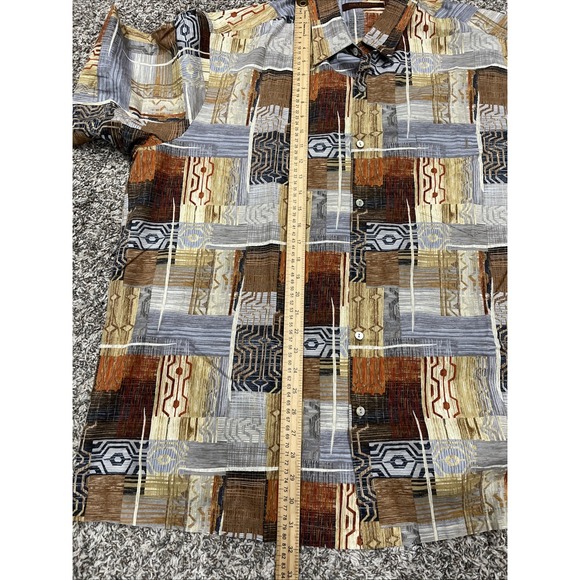 Tori Richard copy righted bottom down shirt (1858) - Picture 4 of 7